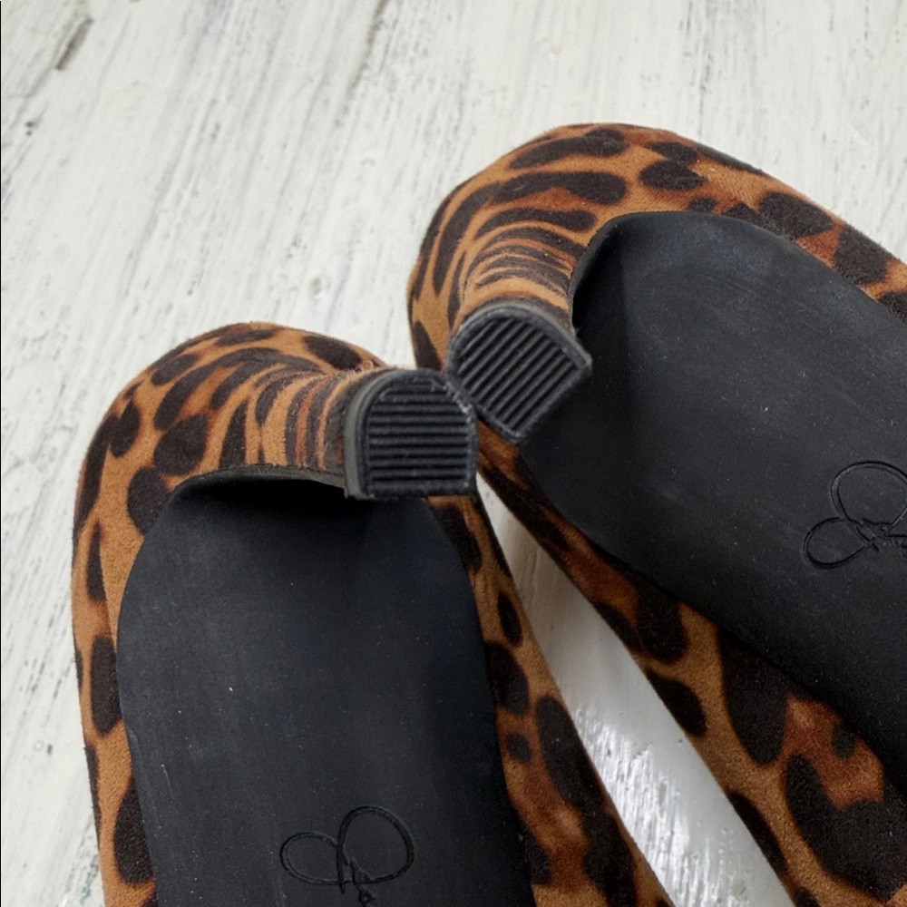 Jessica Simpson Leopard Print Stiletto Heels Sz 7M - Picture 9 of 10